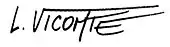 signature de Laurent Vicomte