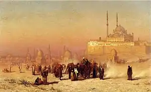 Mosquée du Caire et tombes des Mamelouks, c. 1872