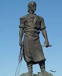 Statue du Laçador (pt), d'Antônio Caringi (c. 1958).