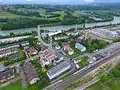 La Plaine, vue du ciel