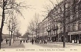 Avenue de Paris, le pont de Soissons