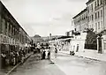 La rue des Ponchettes, vers 1865.