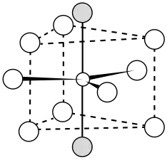 Coordination du lanthane dans LaF3.