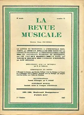 couverture d'un numéro