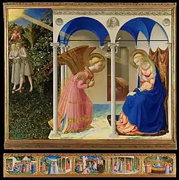 L’Annonciation (Fra Angelico).