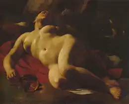 Gustave Courbet, La Bacchante (vers 1844-1847).