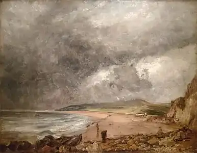 La Baie de Weymouthà l'approche de l'orage, 1818-1819Musée du Louvre, Paris