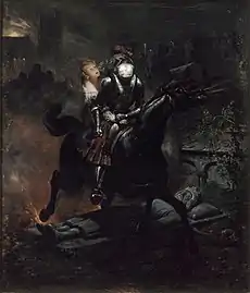 La Ballade de Lénore, toile d'Horace Vernet, 1839.
