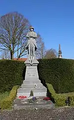 Le monument aux morts de La Boisselle.