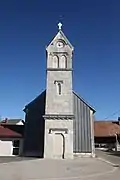 Clocher de la mairie-école.