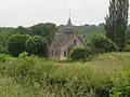 Vue du terrain de l'ancienne abbaye.