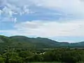 Vue de La Caldera depuis la statue du Christ