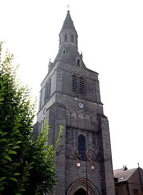 Le clocher de l'église Saint-Germain en 2008.