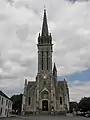 L'église Saint-Melaine à La Chapelle-Saint-Melaine.