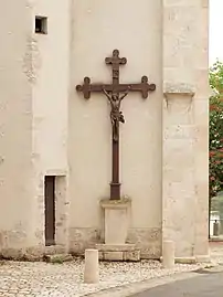 Côté nord de l'église.