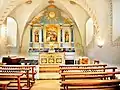 Intérieur de la chapelle Notre-Dame-de-Compassion.