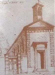 L'ancienne chapelle de Saint-Mandé en 1872
