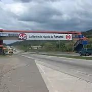 Route panaméricaine à La Chorrera