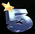 Logo de La Cinq du 31 août 1987 au 1er avril 1991