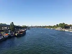 La Défense depuis le pont de Saint-Cloud en 2022.