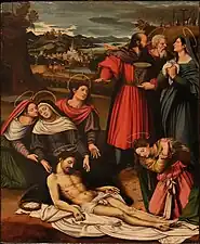 Juan de Juanes, La Déploration du Christ (XVIe siècle).