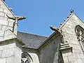 Gargouilles du côté sud de l'église Saint-Jean-Baptiste.