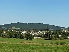 Le lotissement du Puy Granel vu depuis La Feuillade.