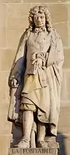 Statue de Jean-Louis Jaley au Louvre à Paris.