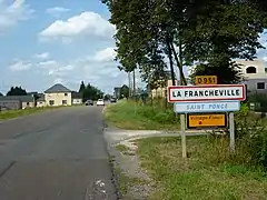 Entrée de La Francheville.