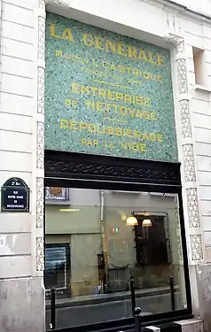 La Générale Maison castrique. Inscription