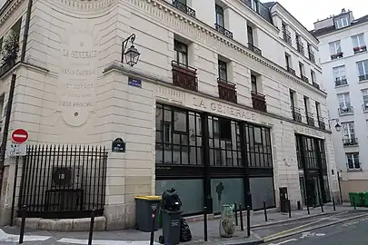 La Générale, ancienne entreprise, au n°37.