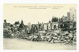 Carte postale de 1914, Bibliothèque municipale de Nancy