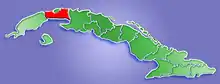 Description de l'image La Habana Province Location.png.