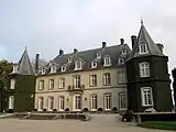 Le château (1842), côté ouest.