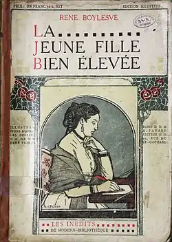 La Jeune Fille bien élevéeéd. 1909, illusration de René-Xavier Prinet.