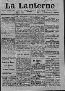 Image illustrative de l’article La Lanterne (quotidien)