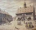 La Laub en 1665 - Bischwiller