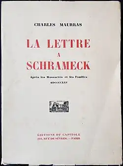 Image illustrative de l’article La Lettre à Schrameck