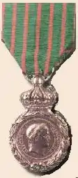 Médaille de Sainte-Hélène (1857), avers.