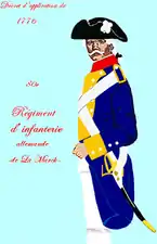 régiment de La Mark de 1776 à 1791