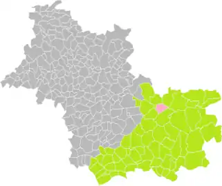 La Marolle-en-Sologne dans l'arrondissement de Romorantin-Lanthenay en 2016.