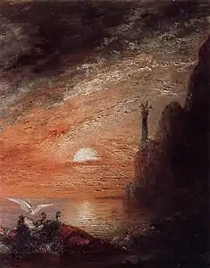 Gustave Moreau, La Mort de Sapho (1876), Saint-Lô, musée des Beaux-Arts.