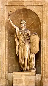 La paix victorieuse, escalier d'honneur de l'hôtel de ville de Marseille.