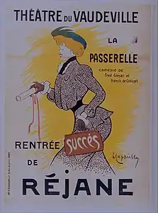 Affiche de la pièce de théâtre La Passerelle