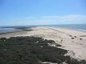 La pointe de la Coubre depuis le phare de la Coubre.