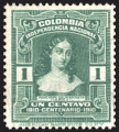 Timbre d'un centavo (1910).
