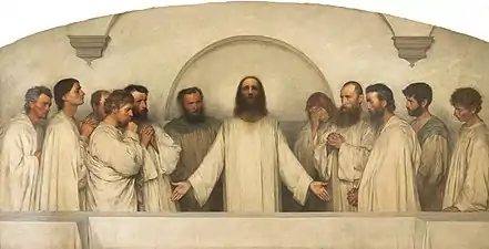 La Prière sacerdotale (1901), Moudon, musée Eugène Burnand.