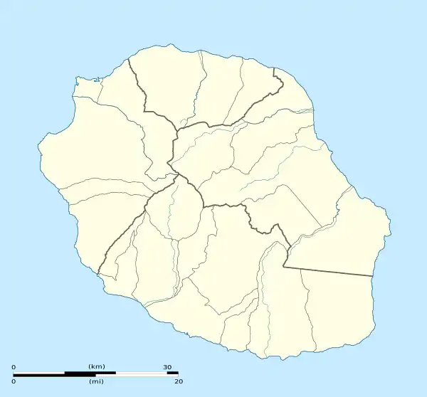 Localisation de la France à La Réunion