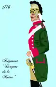 régiment de La Reine dragons de 1776 à 1779