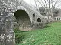 Arches et rive droite vers La Roque-sur-Cèze.